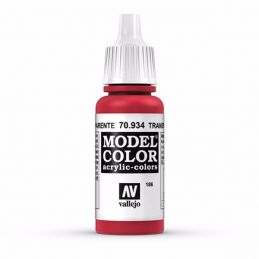 Vallejo Model Color 17ml  Transparent Red