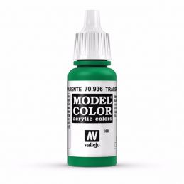 Vallejo Model Color 17ml  Transparent Green