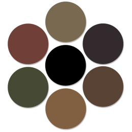 Paint Pack for Academy 1/35 Scale Panther G Model Kit ( 7 x 17ml Bottles)