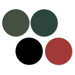 Paint Pack for Tamiya British Army Chieftain Tank Mk.5 Kit (4 x 17ml Bottles)