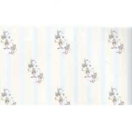 Blue Clowns Wallpaper for 12th Scale Dolls House