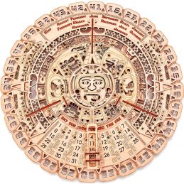 Wood Trick Mayan Calendar Wooden Model Kit
