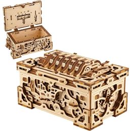 Wood Trick Enigma Chest Wooden Model Kit