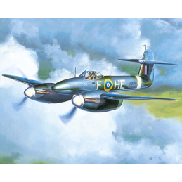 Trumpeter Westland Whirlwind British Heavy Fighter 1:48 Scale Detailed Plastic Model Plane Kit 02890 - Starter Paint Pack 7 X 17ml