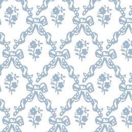 Melissa Blue & White Wallpaper for 12th Scale Dolls House