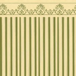 Majestic Gold   Cream Wallpaper 1 12 Scale for Dolls House