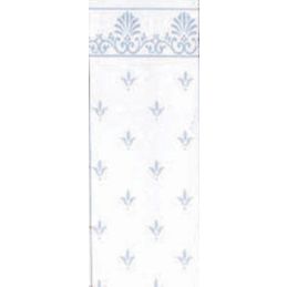 Regal Silver/ White Wallpaper for 12th Scale Dolls House