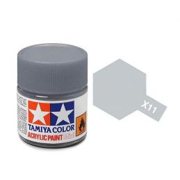 Tamiya Acrylic Gloss Paint (10ml) - Chrome Silver