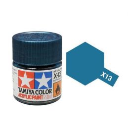 Tamiya Acrylic Gloss Paint (10ml) - Metallic Blue