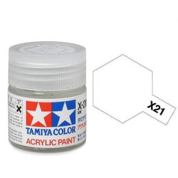 Tamiya Acrylic Gloss Paint (10ml) - Flat Base