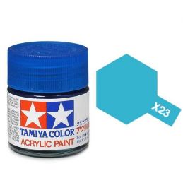 Tamiya Acrylic Gloss Paint (10ml) - Clear Blue