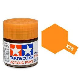 Tamiya Acrylic Gloss Paint (10ml) - Clear Orange