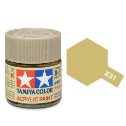 Tamiya Acrylic Gloss Paint (10ml) - Titanium Gold