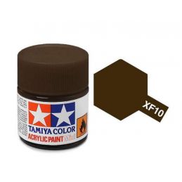 Tamiya Acrylic Flat Paint (10ml) - Flat Brown