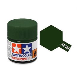 Tamiya Acrylic Flat Paint (10ml) - Deep Green