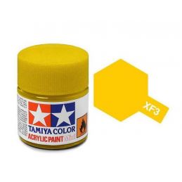 Tamiya Acrylic Flat Paint (10ml) - Flat Yellow