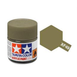 Tamiya Acrylic Flat Paint (10ml) - Khaki