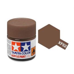 Tamiya Acrylic Flat Paint (10ml) - Flat Earth