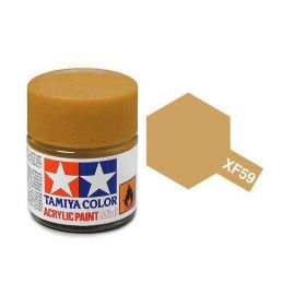 Tamiya Acrylic Flat Paint (10ml) - Desert Yellow