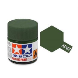 Tamiya Acrylic Flat Paint (10ml) - Nato Green