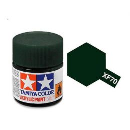 Tamiya Acrylic Flat Paint (10ml) - Dark Green 2