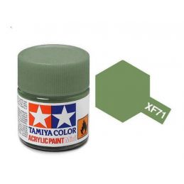 Tamiya Acrylic Flat Paint (10ml) - Cockpit Green (ijn)