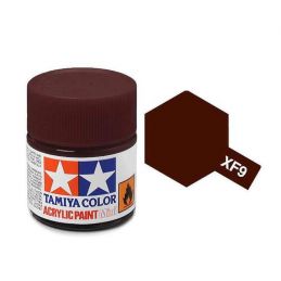 Tamiya Acrylic Flat Paint (10ml) - Hull Red