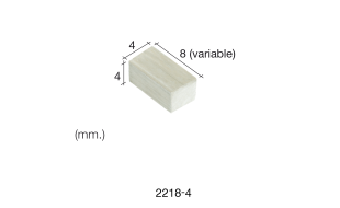 Aedes Ars Mottled Wall Stone 4 x 4 x 8 (Pack of 500 Stones)