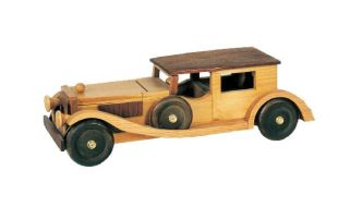 Wooden Mercedes Saloon - Plan