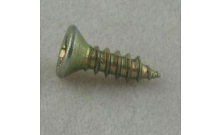 Brass Countersunk Screw - 4 x 3/8