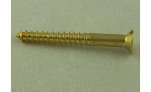 Brass Countersunk Screws - 8 x 1 1/2"