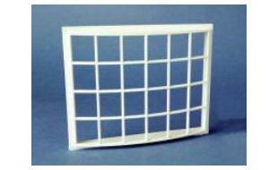 24-pane Georgian Style Bow Window for 1/24th Scale Dolls House