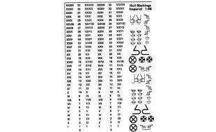Hull Depth Markings - Imperial - Custom Decals