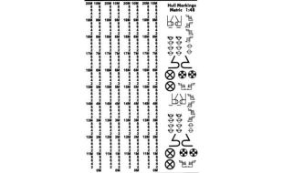 Hull Depth Markings - Metric - Custom Decals