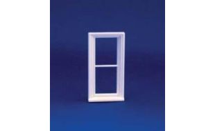 Victorian Narrow 2 Pane Window for 1/24th Scale Dolls House