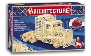 Matchitecture Trailer Truck Matchstick Kit