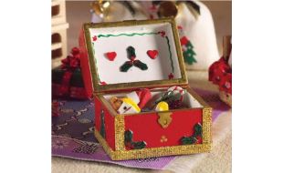 Chest of Christmas Treats for 12th Scale Dolls House