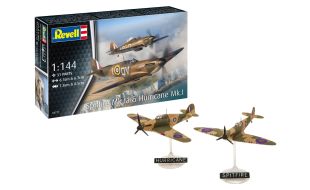 Revell 1/144 Scale Supermarine Spitfire Mk.Ia & Hawker Hurricane Mk.I Model Kits
