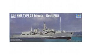 Trumpeter HMS Kent F78 Type 23 Frigate 1:350th Scale Plastic Model Kit - Starter Paint Pack (7 x 17ml)