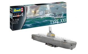 Revell 1/144 Scale German Submarine Type XXI Model Kit 