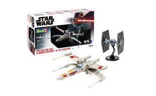 Revell 1/57 Scale X-Wing Fighter & 1/65 Scale TIE Fighter Gift Set Model Kit