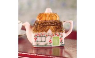 Cottage Novelty Teapot for 12th Scale Dolls House