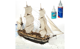 Occre 1/75 Scale HMS Terror and Glue Pack Model Kit Deal