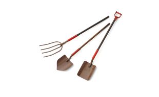 Traditional Garden Tools x 3 for 12th Scale Dolls House