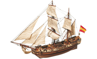 Occre 1/85 Scale La Candelaria Model Kit