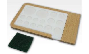 Hobbyzone Acrylic Painting Palette with Base and Cleaning Pad