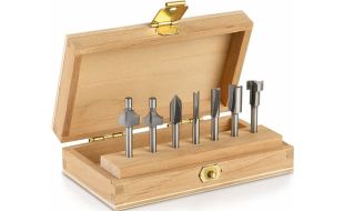 Dremel 7 Piece Router Bit Set In Box