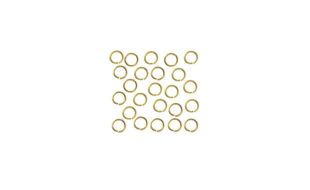 OcCre 6mm Brass Rings (Pack of 100)