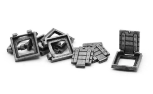 OcCre 9mm x 9mm Gun Ports (Pack of 3)