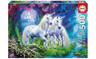 Unicorns In The Forest 500 Piece Jigsaw